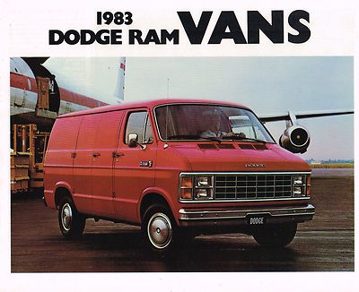 1983 Dodge {CANADA} RAM VAN Brochure : B150,B250,B350,MAXIWAGON