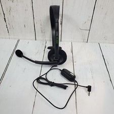 XBOX 360 HEADSET W/ BOOM MIC MICROSOFT OFFICIAL WIRED CHAT MICROPHONE