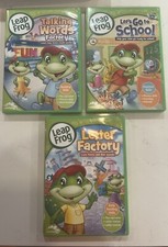 LEAP FROG LOT OF 3 DVD  S KIDS TODDLER EARLY LEARNING Letters Words Go To School