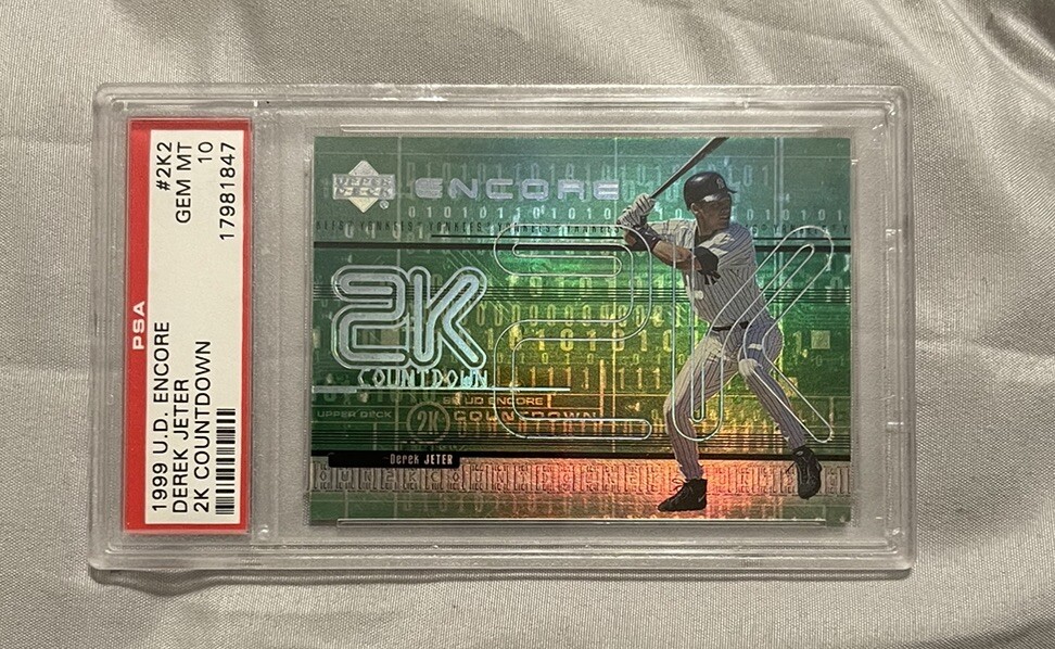 Derek Jeter 1999 Upper Deck Encore 2K Countdown Card #2K2 PSA Graded GEM MINT 10