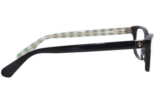 Kate Spade Renne 807 Eyeglasses Women's Black Full Rim Rectangle Shape 52mm - 第 3/5 張圖片