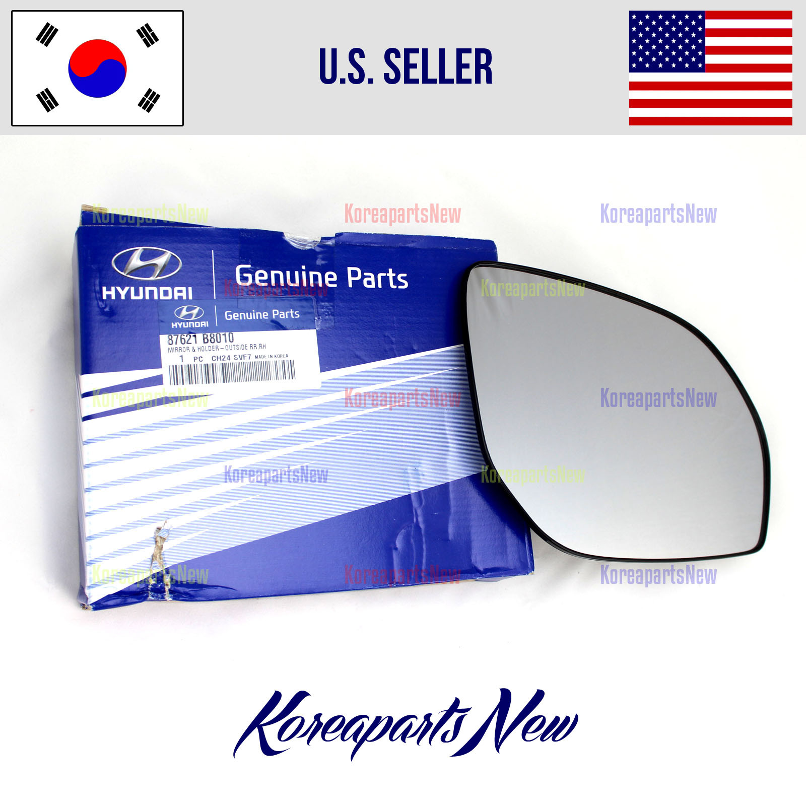 Mirror Glass Right Passenger NON HEATED 87621B8010 SANTA FE XL  