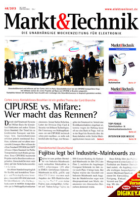Markt&Technik 48/2013: Embedded Security, QTouch-Fast-Charge-Verfahren, ...