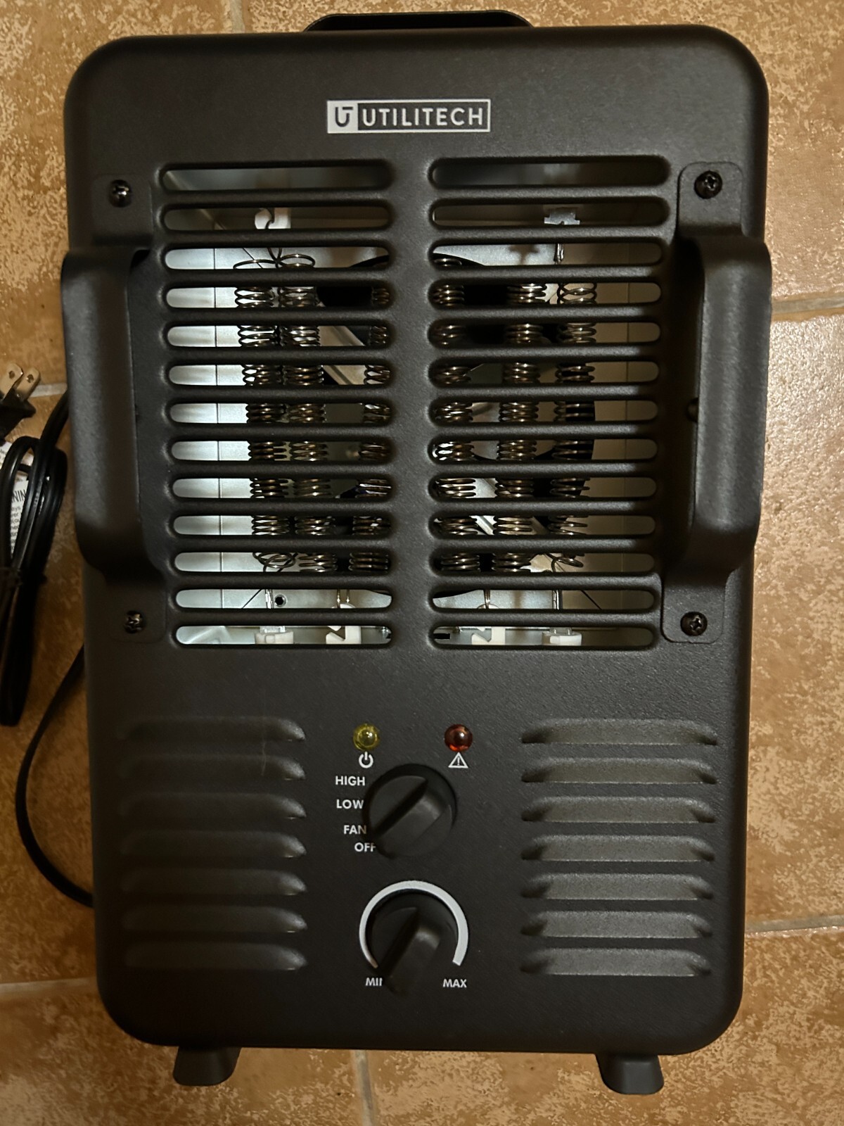 Utilitech 1500Watt Fan Utility Indoor Electric Space Heater w Thermostat  4969015 for sale online | eBay