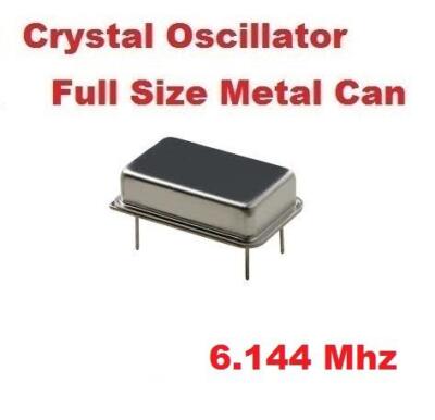 6.144Mhz 6.144 Mhz CRYSTAL OSCILLATOR FULL CAN ( Qty 5 ) *** NEW ***