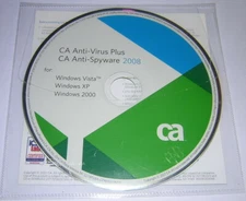 CA Anti-Virus Plus Anti-Spyware 2008 Install Software Windows PC CD-ROM (2008)