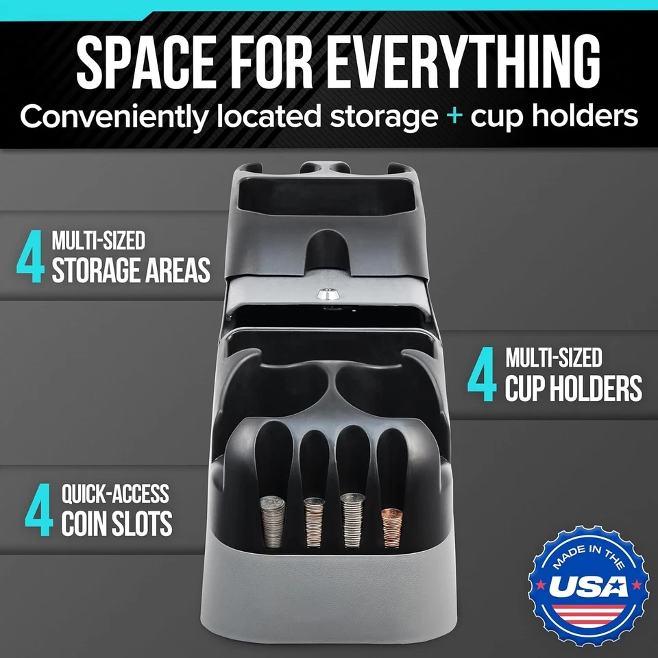 Grey Console for 2000 2001 2002 2003 2005 2007 2010 2011 Honda Odyssey CRV CR-V - Изображение 3 из 4