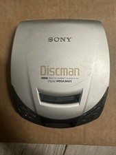 Sony Discman D-191 Personal CD Compact Disc Player Digital Mega Bas For Parts