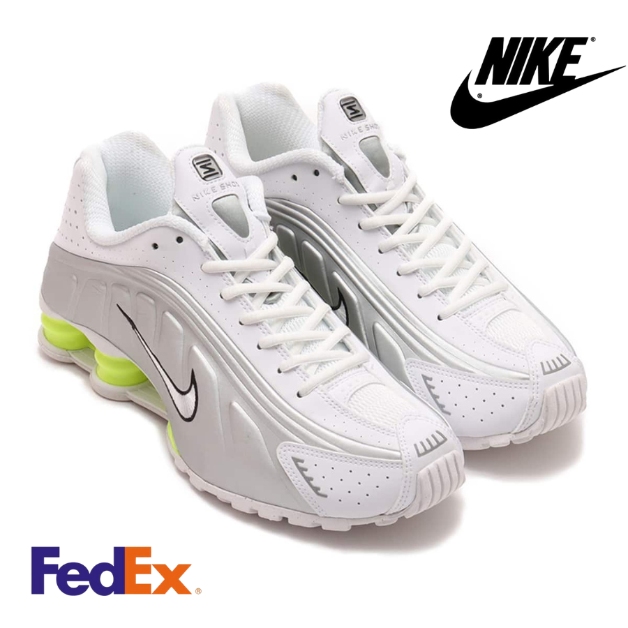 Nike Women's Shox R4 White Volt AR3565-102 oki | eBay
