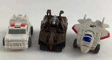 Be Cool Transformers Action Figure Lot Ambulance Tank Airplane Bot Shots Tomy