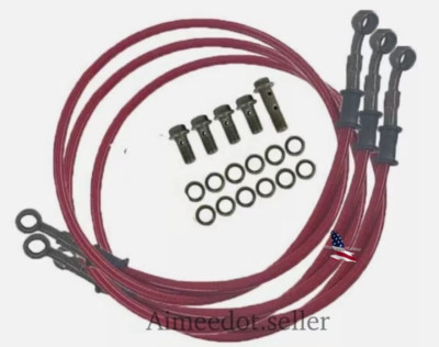 Front Brake Line Kit For Honda Interstate Aspencade Goldwing 1100 GL1100