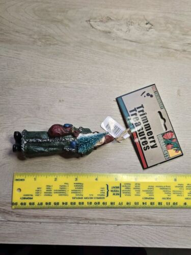 Santa Clause Christmas Tree Ornament New Old Stock - Picture 3 of 3