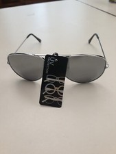Khan Brand New with Case Mirror Aviator Metal Frame Sunglasses