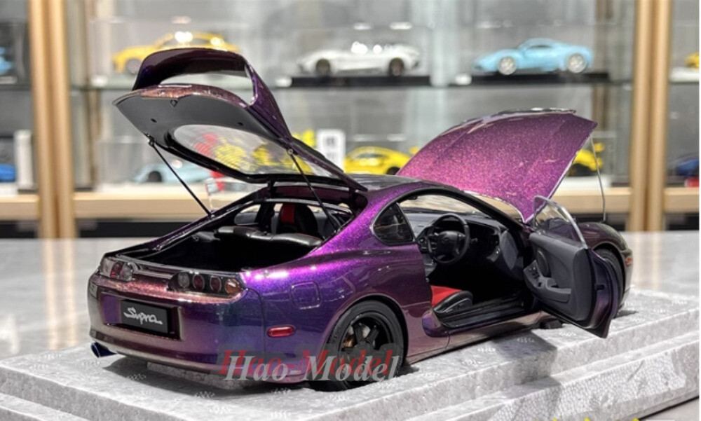 WHELART 1:18 Toyota Supra A80 Alloy Diecast Model Car Toy