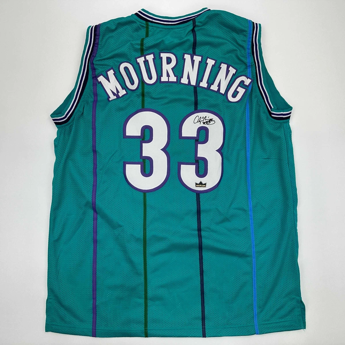 Preços baixos em Charlotte Hornets alonzo mourning Camisas da NBA