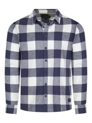 riverso Flanellhemd Herren langarm Kariert Regular Fit RIVArne Hemd