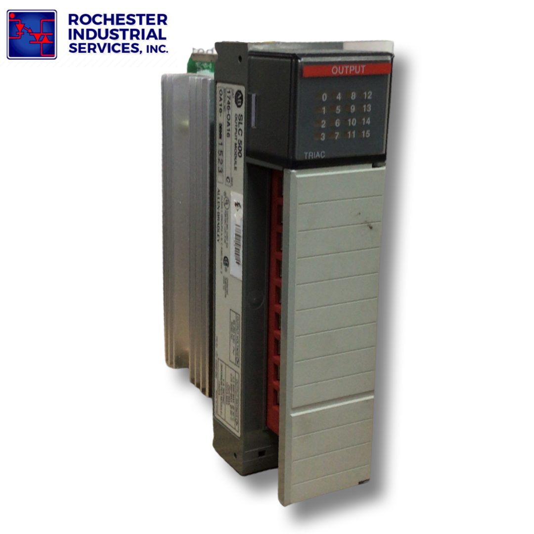 Allen Bradley AB SLC 500 DeviceNet Scanner PLC Module -- 1746-OA16 Ser ...