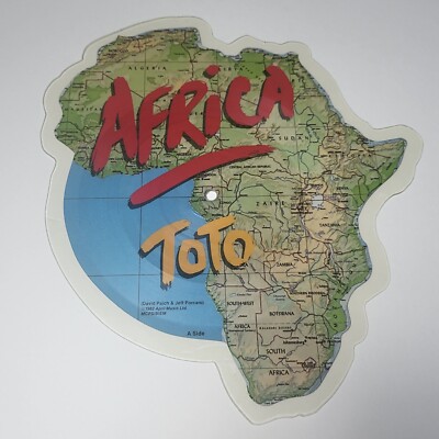 TOTO レコード（ピクチャーレコード）　アフリカ Toto-Africa Die Cut RARE 1982 Vinyl Record | eBay