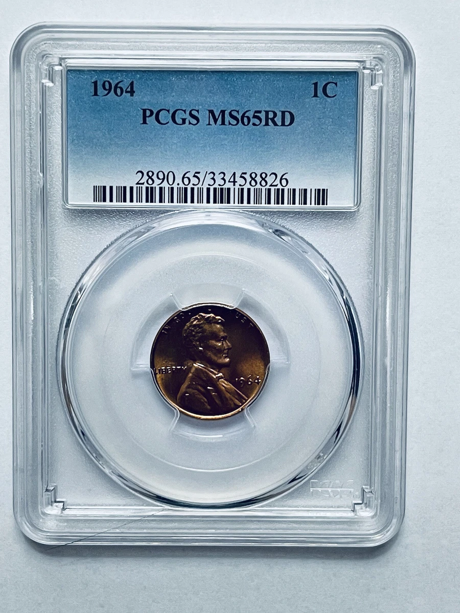【希少】PCGS MS65RD タイ 2008 銅メダル こどもの日 PCGS Certified MS 65 Graded 1964 Lincoln Memorial Small Cents