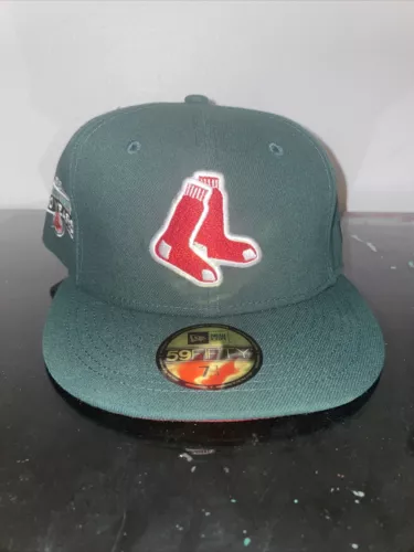 NEW ERA Boston Red Sox Not hat club 7 1/4 Green Red Uv