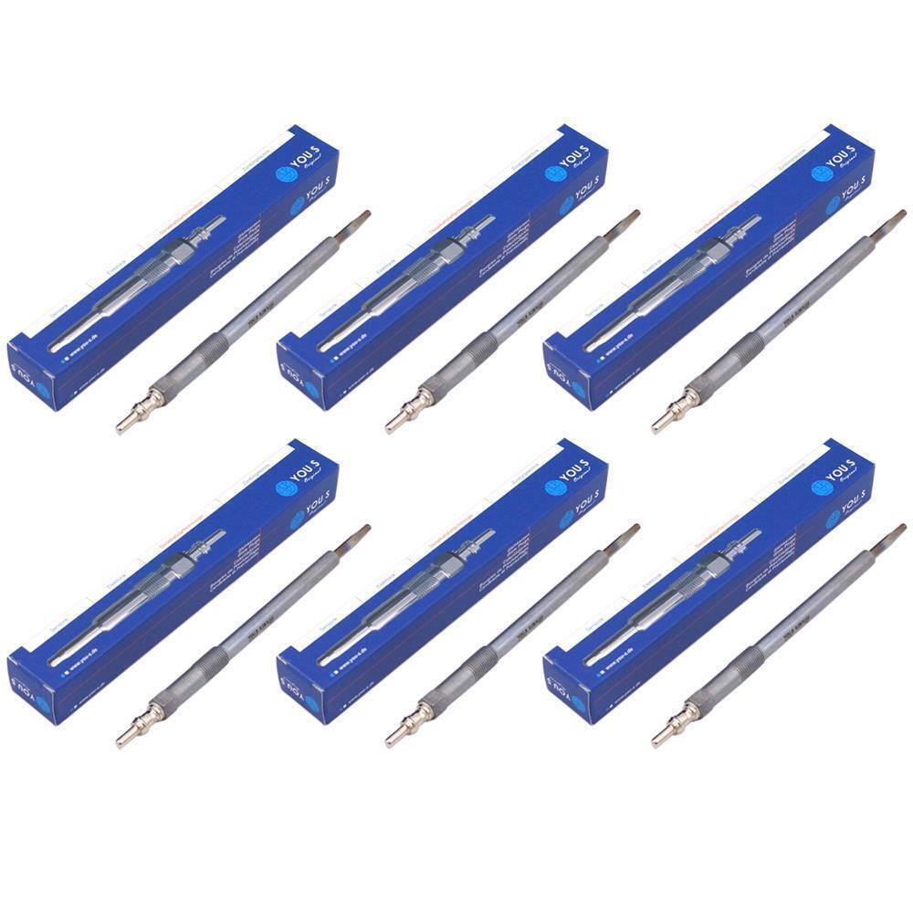 6 X YOU.S Original Glow Plug For Mercedes-Benz C-Class 350 CDI - A6421590101