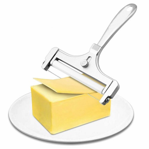 Hard Cheese Slicer Adjustable Stainless Steel Wire Cutter Kitchen Cooking US - Picture 9 of 12