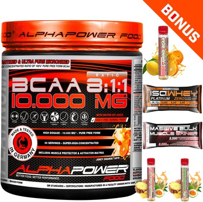 BCAA Pulver (71,77 /kg) / BCAA Kapseln (83,30 /kg) Amino Tabletten Aminosäuren 