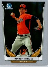 2014 Bowman Chrome Draft Hunter Harvey Rookie Baltimore Orioles RC #CTP-27