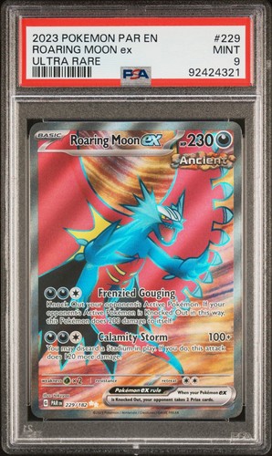 Roaring Moon ex graded PSA 9 for sale on eBay