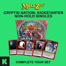 MetaZoo Kickstarter Cryptic Nation KICKSTARTER - Non holo singles