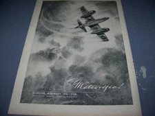 1947 GLOSTER METEOR "METEORIFIC"...1-PAGE SALES AD..(232Y)