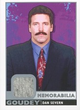 UPPER DECK 2017 GOODWIN CHAMPIONS DAN SEVERN #GM-DS GOUDEY RELIC CARD