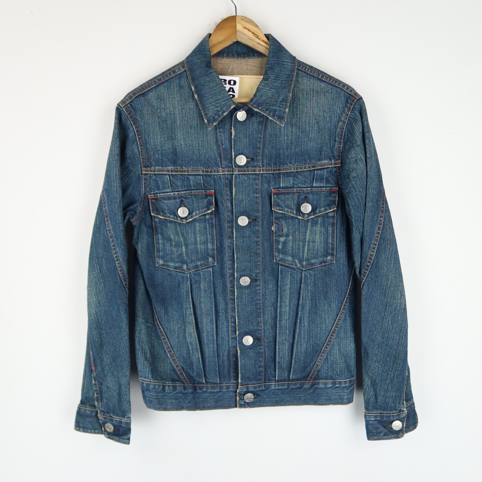 Levi's Redloop Japanese Denim Trucker Jacket Blue SZ S-M (T2789)