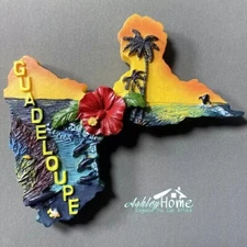 Guadeloupe France Tourist Souvenir 3D Resin Refrigerator Fridge Magnet GIFT IDEA
