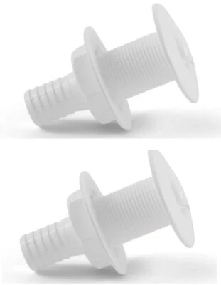 WELLENSHOP 2x Borddurchlass Borddurchführung für Bilgepumpe Bordanschluss Borddurchbruch
