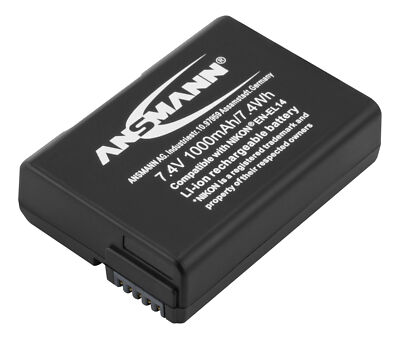 Ansmann A-Nik EN EL 14 (1400-0042) 1000 mAh Li-Ion Digitalkamera-Akku