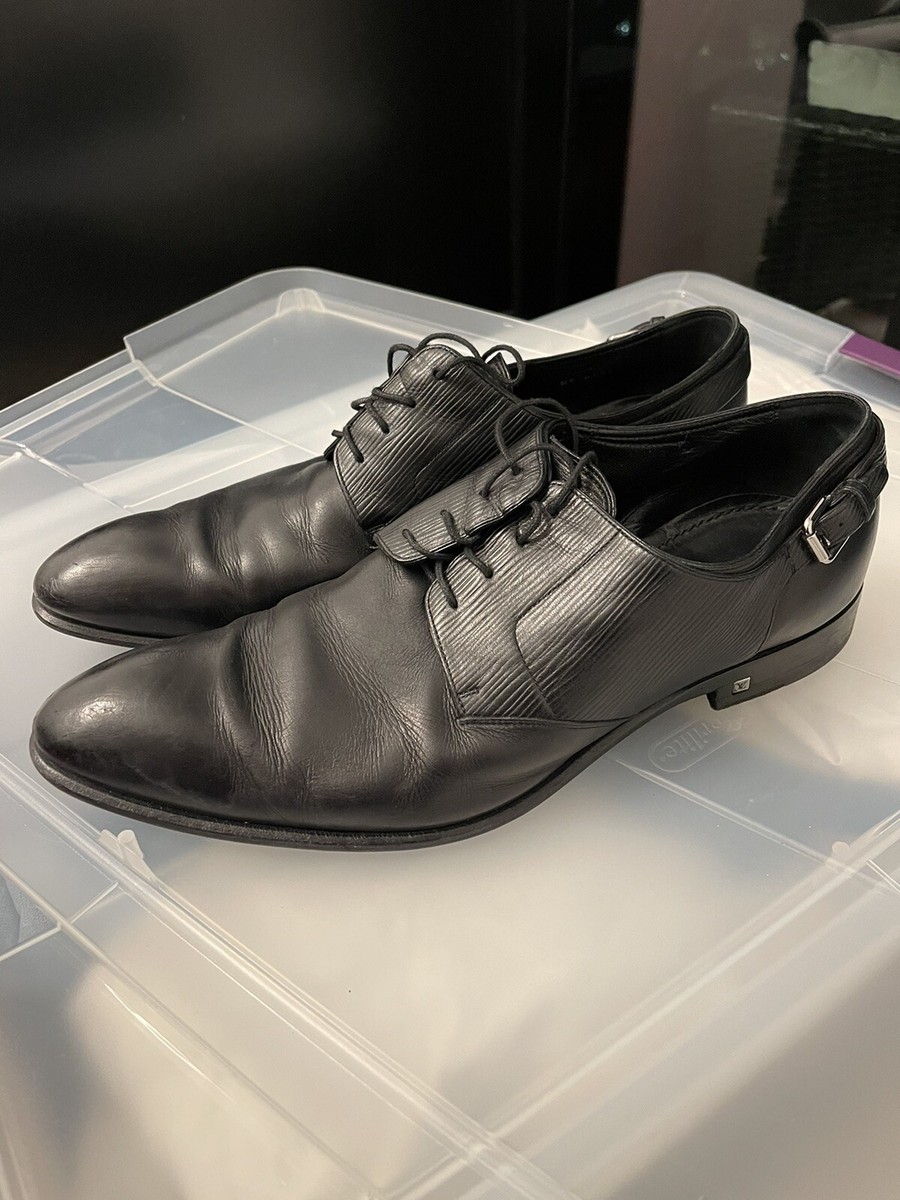 Louis Vuitton Men's Shoes Black Leather Dress Lace Up US 9.5 | eBay Louis Vuitton Men's Shoes Black Leather Dress Lace Up US 9.5 | eBay