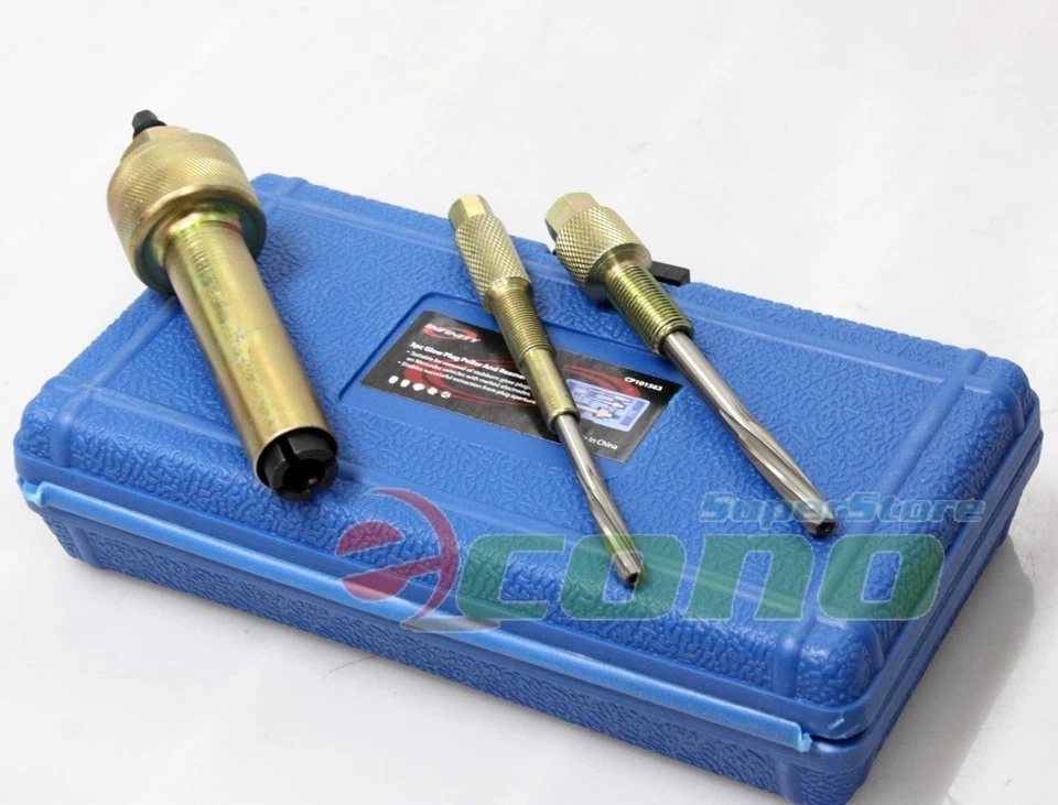 Kit de extracción y escariador extractor de bujía incandescente de 3 piezas 8,10 y 12 mm Mercedes Benz Foto 2 de 3