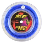 Pro's Pro Hexaspin Twist Tennis String - 200m (660ft) Reel - 1.25mm - Blue