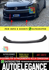 ? 0872 Spliter Passend Für VW Polo AW1 Rline IN ABS Schwarz Glänzend ?