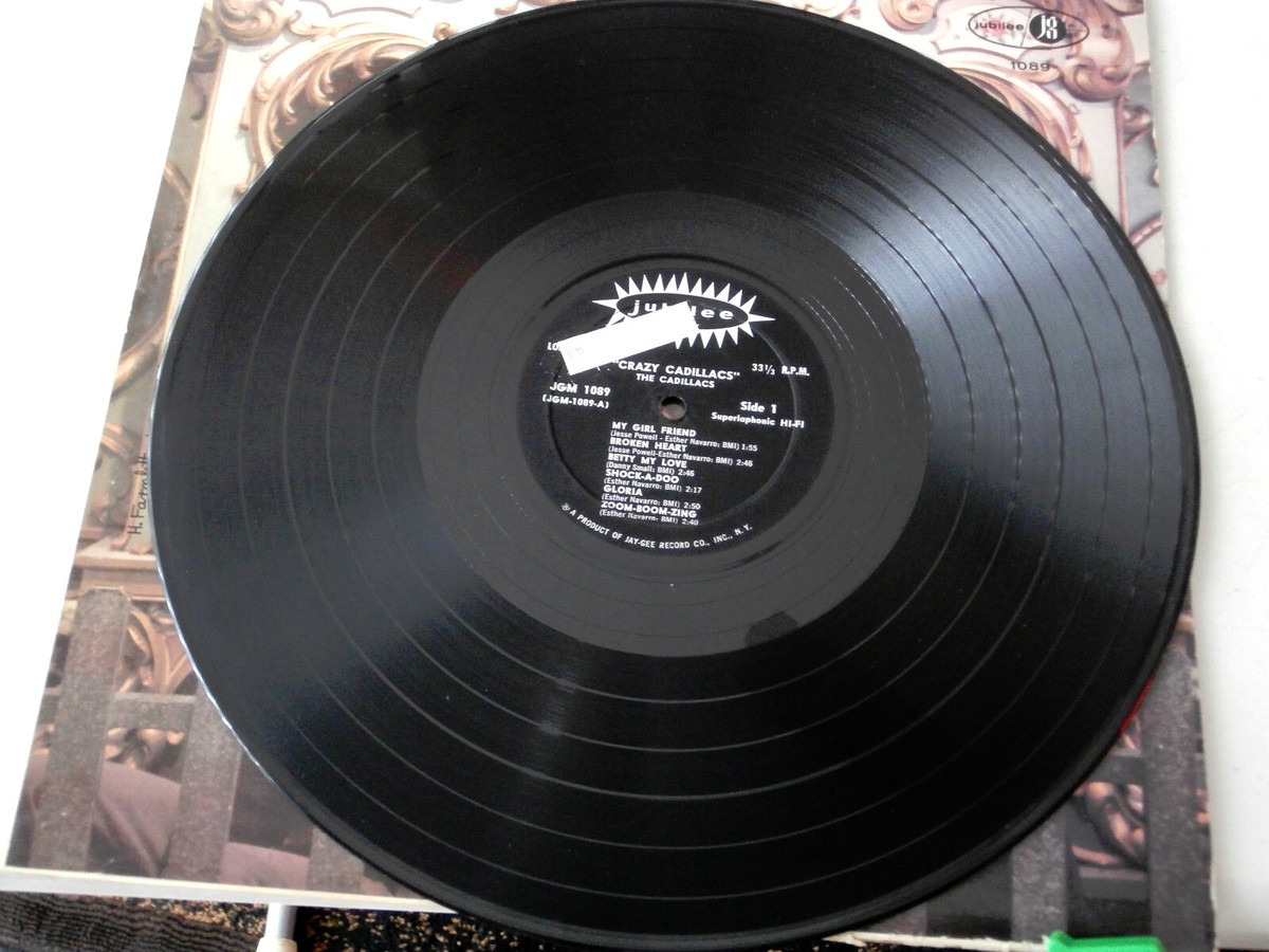 DOO WOP~ CADILLACS~ CRAZY CADILLACS~ FIRST PRESSING~ MONO~ VG++~
