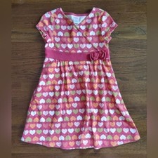 GYMBOREE Girls 4 pink heart print play dress