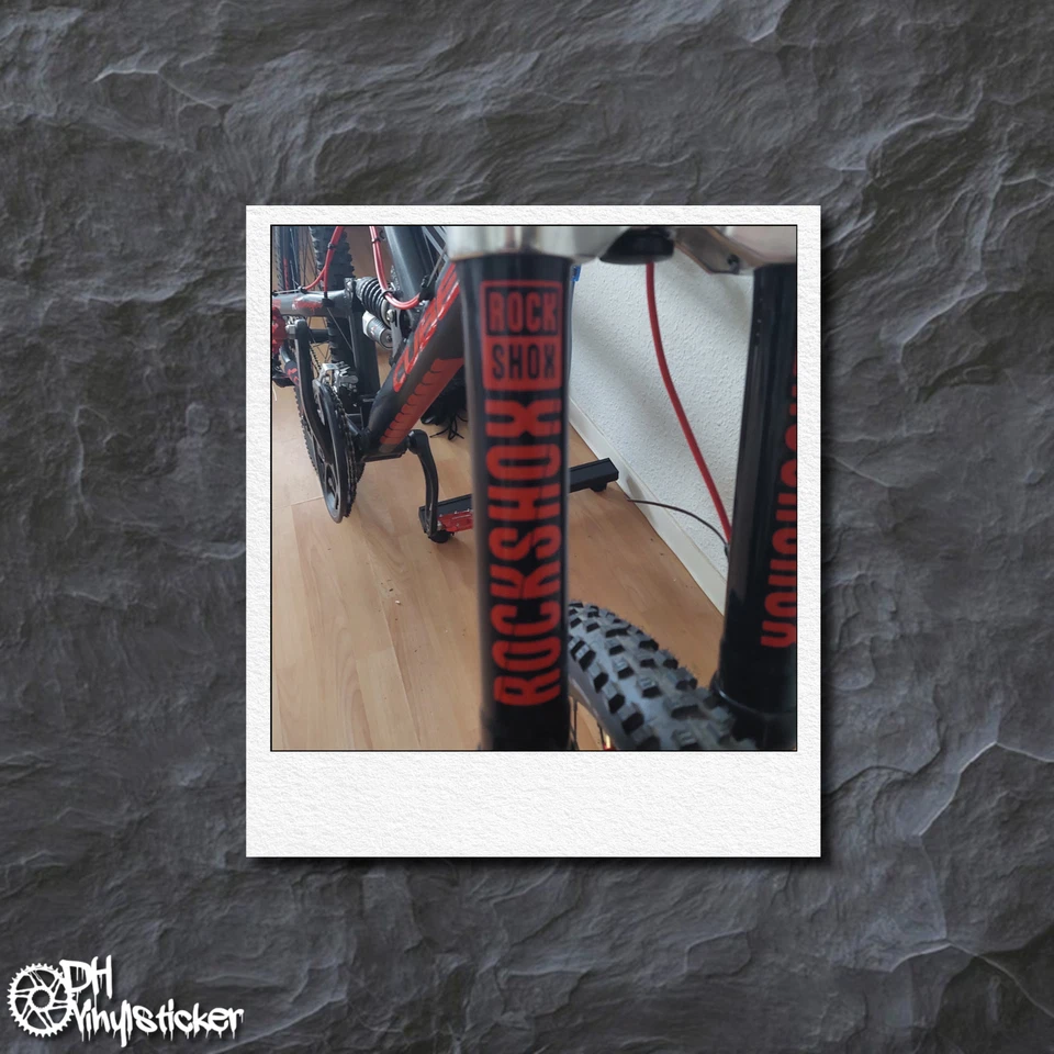 Rockshox 35 Sticker Grey | Decal Set Kit Bicycle eBike MTB BMX Frame - Image 4 of 4