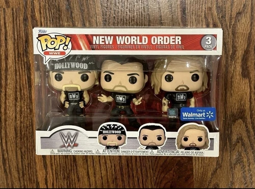 WWE WCW Funko POP NWO Hulk Hogan Scott Hall Kevin Nash Paquete de 3 Exclusivo de Walmart