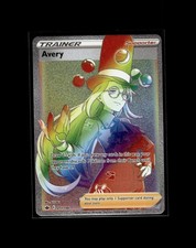 Avery (Secret) Holo Secret Rare SWSH06: Chilling Reign 211/198 LP on eBay