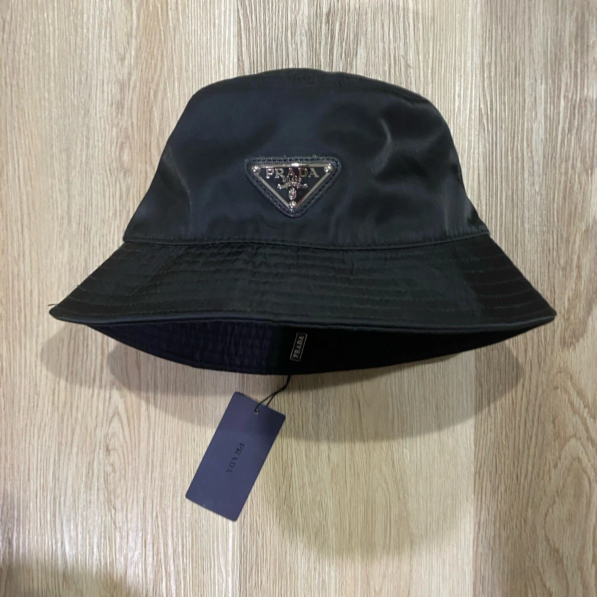 PRADA バケットハット　M PRADA Bucket Hat Size Medium New Black | eBay