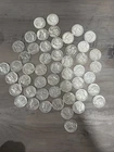Mercury 90% Silver Dime Roll 50 Coin Lot Collection