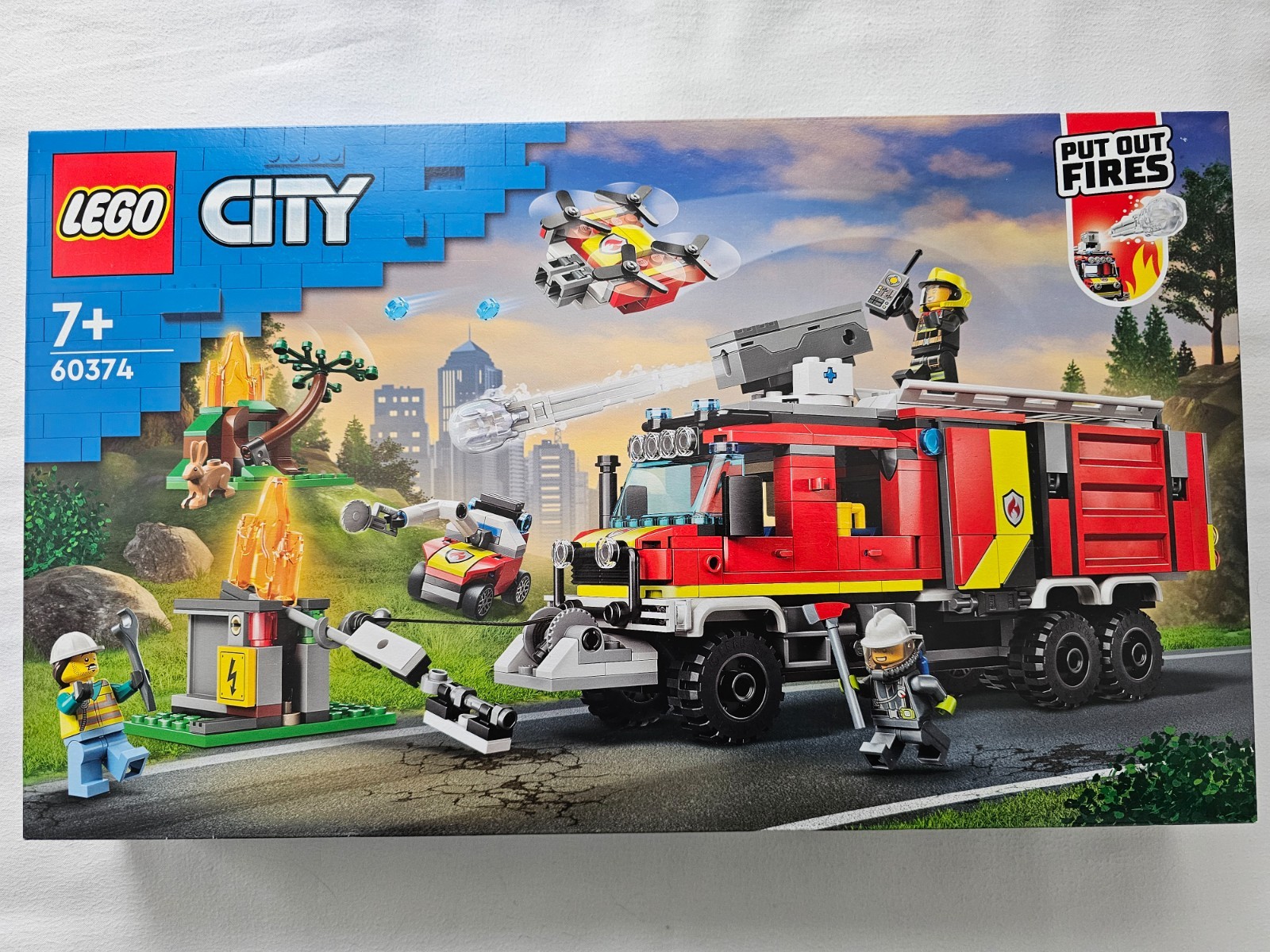 LEGO® City 60374 Einsatzleitwagen der Feuerwehr NEU
