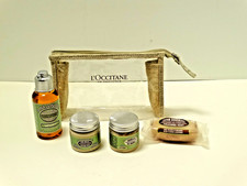 L'OCCITANE EN PROVENCE D'AMANDE Almond Travel Size Set 4 Piece  Pouch