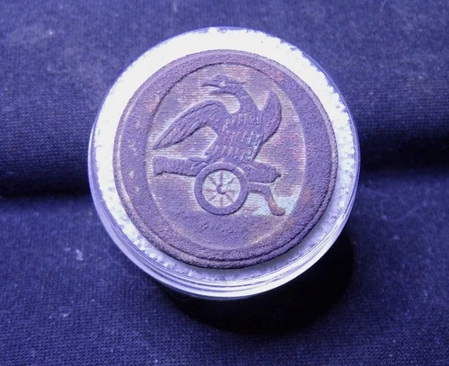 war of 1812 artillery excelsion button